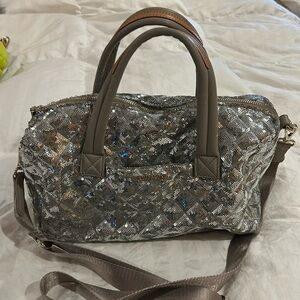 MZ Wallace sequin satchel. Like new. Used
Once. No longer available